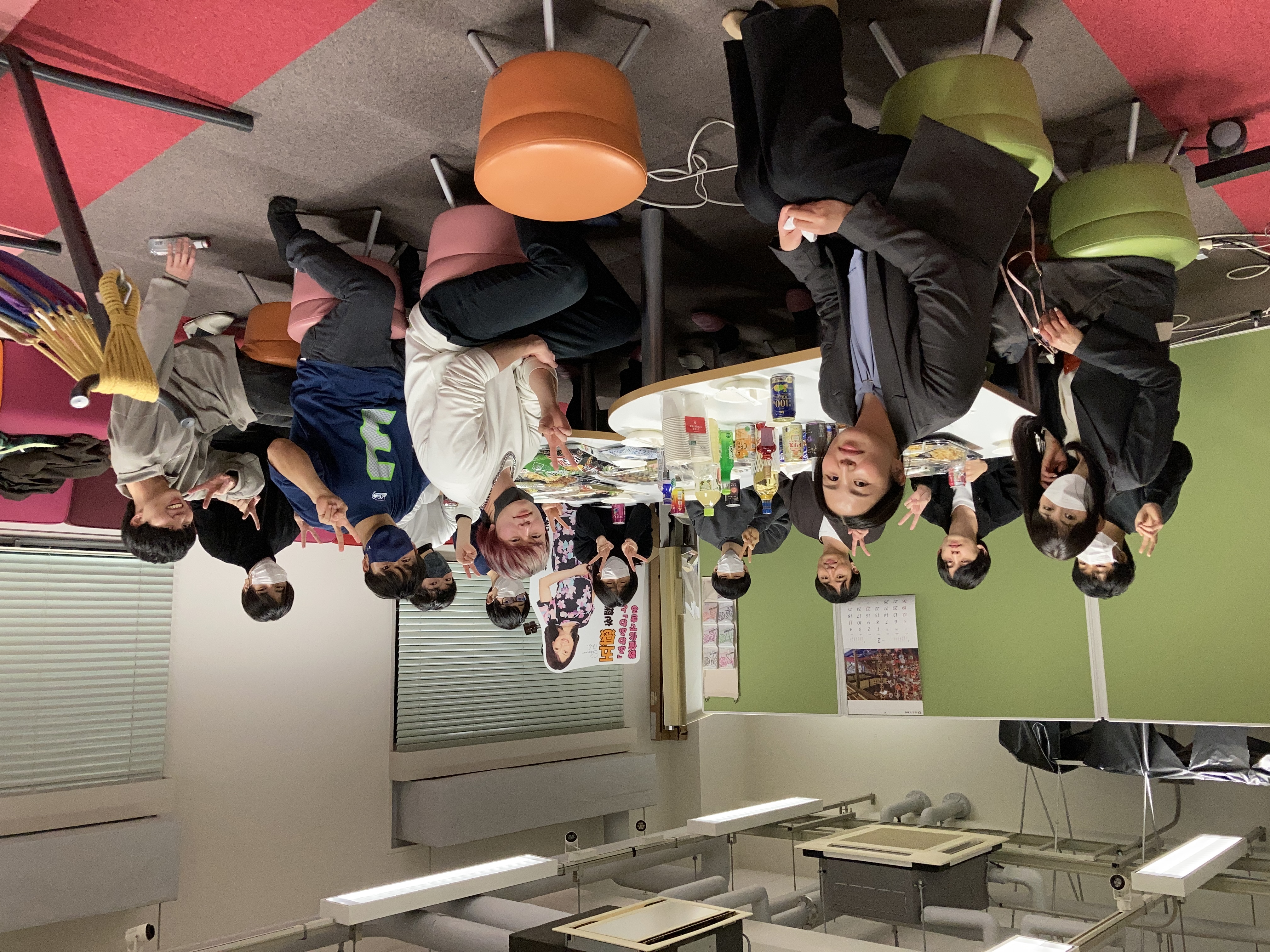 打ち上げの様子